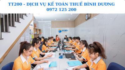 TT200 - DỊCH VỤ KẾ TOÁN THUẾ BÌNH DƯƠNG