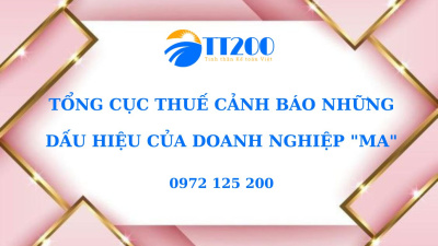 TỔNG CỤC THUẾ CẢNH BÁO NHỮNG DẤU HIỆU CỦA DOANH NGHIỆP "MA"